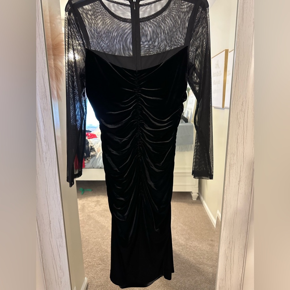 Black Velvet Dress